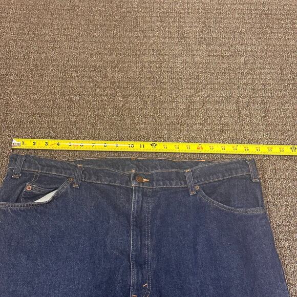 VTG Levis 540 Jeans Mens Blue Size 42x30 Leather Tab‎ Classic Straight Leg - Picture 4 of 10